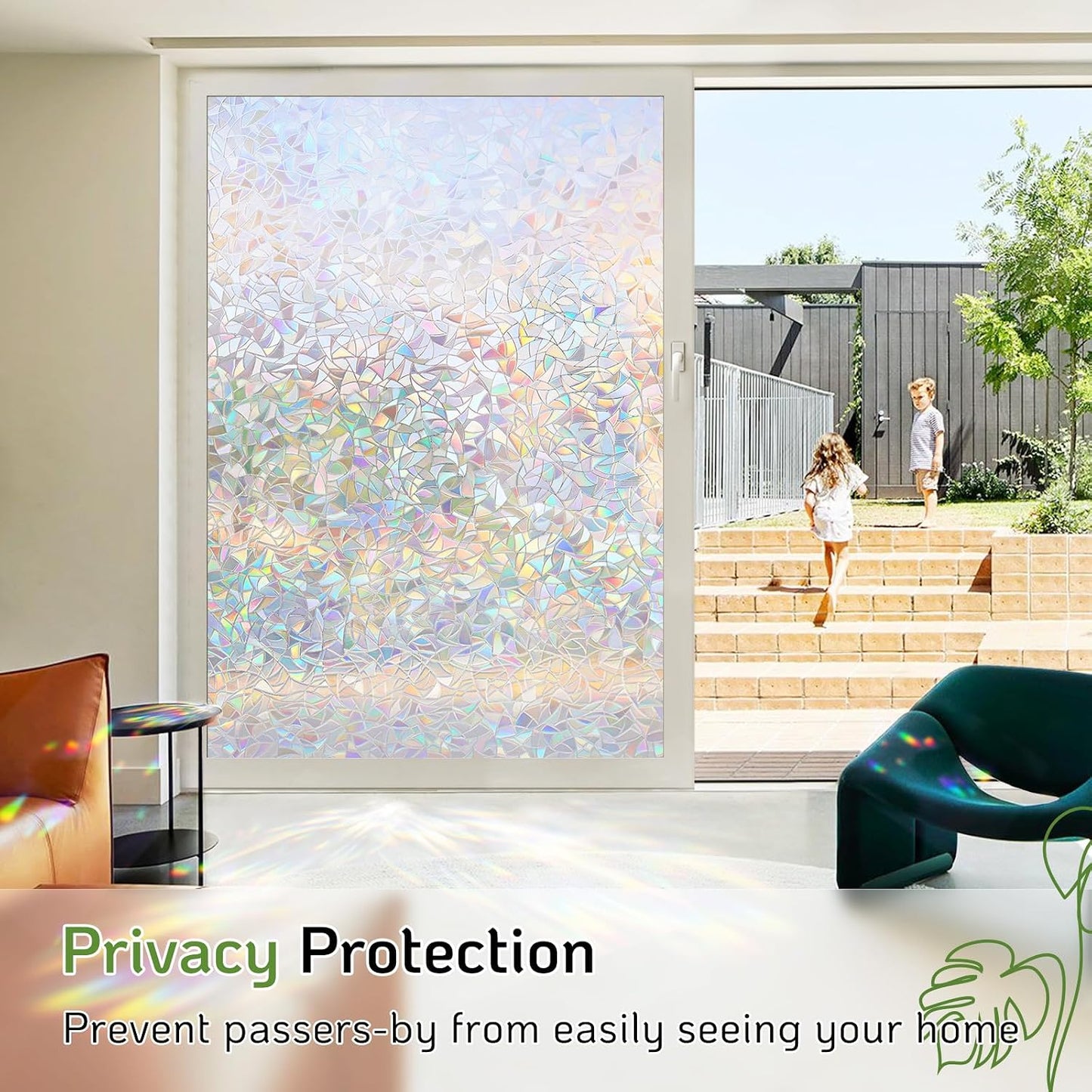 LUTE Blackout Window Film, Window Tint for Home Privacy, 17.5" x 78.7"