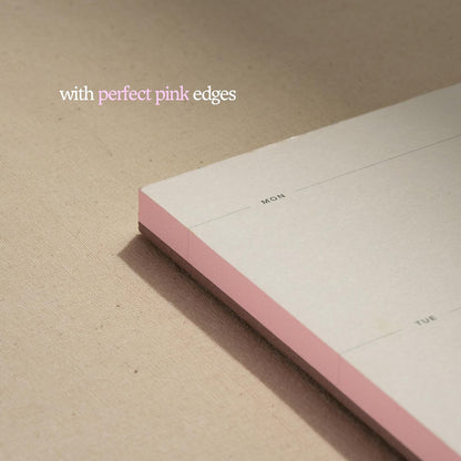 Daily To-Do List Notepad – Desk Pad for Work and Study, Minimal, 8.25x5.85 Inches