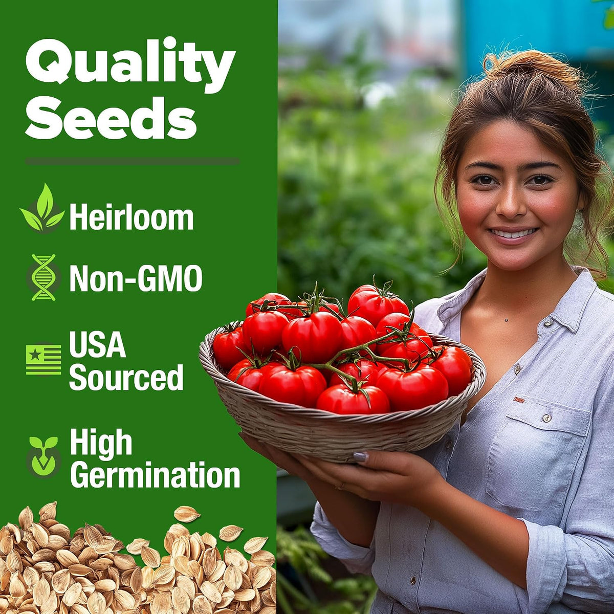 HOME GROWN Beefsteak Tomato Seeds, 300+ Seeds, Solanum lycopersicum