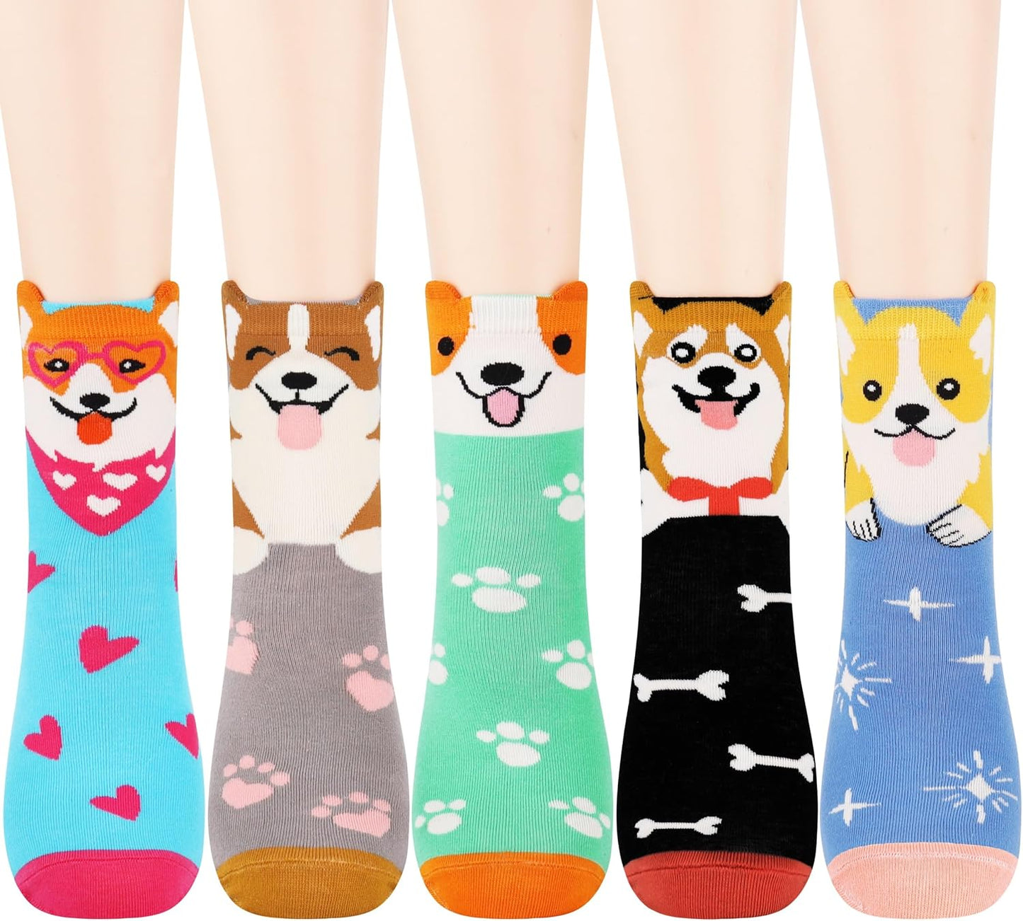 Jeasona Cute Cat Gifts for Women Animal Cat Socks Wife Mom Girlfriend Daughter