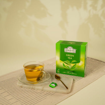 Ahmad Tea Green Tea, Green Tea Teabags 100 ct - Caffeinated & Sugar-Free