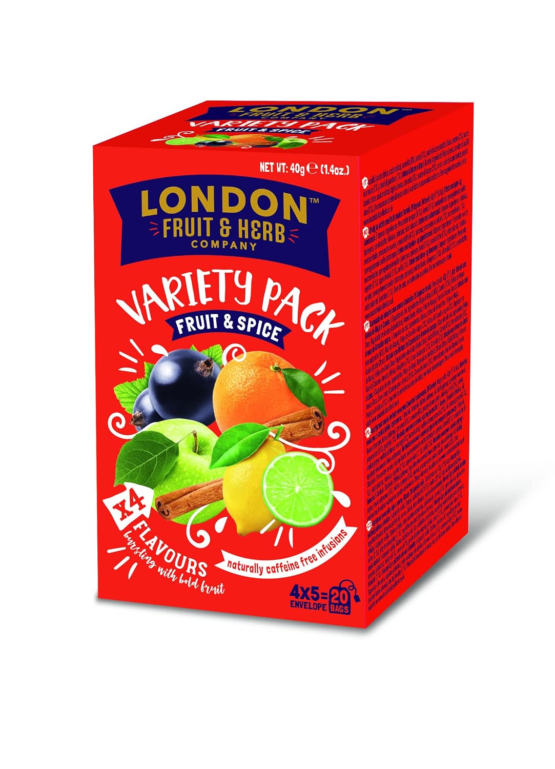 Fruit & Spice Variety Pack (20 Teabags) (1.4 ounce)