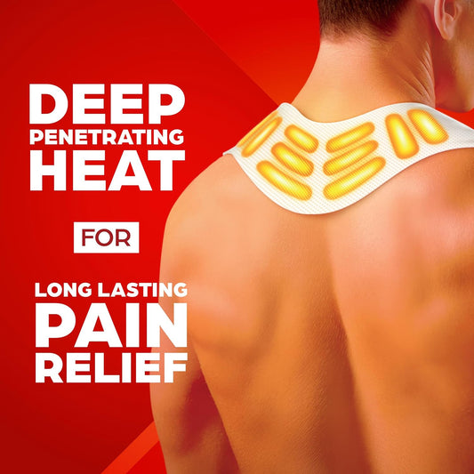 ThermaCare Heat Wraps for Neck & Shoulder Pain Relief, 5 Count