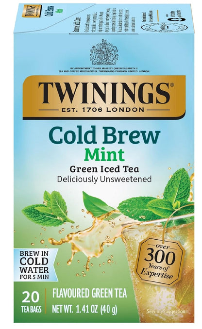 Twinings Strawberry & Raspberry Herbal Iced Tea, 72 Oversized Tea Bags, Makes 18 Pitchers or 144 Servings, Unsweetened, Naturally Caffeine-Free, 72 Count (Pack of 1)