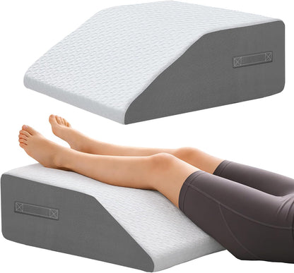 Wedge Pillow for Sleeping, 7.5" Memory Foam Bed Wedge Pillow