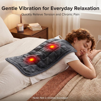 Heating Pad for Back Pain Relief, FSA Eligible HSA,17" x 33" Extra Large Heating Pads for Cramps, Electric Heating Pad with 6 Temperature Controller, Moist & Dry Heat, Auto Shut-Off, Machine Washable