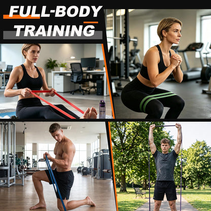 Resistance Bands for Pull Up Assist, Stretch Bands & Exercise Workout Set