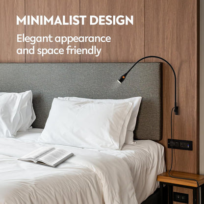 acegoo Wall/Headboard Mounted Reading Light with Handy Head Switch