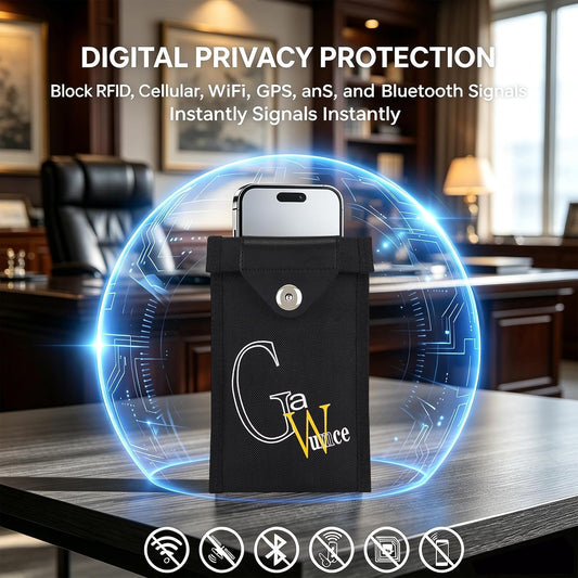 Faraday Bag for Phones Military Grade [5G/Bluetooth/WiFi/GPS] Signal Blocke