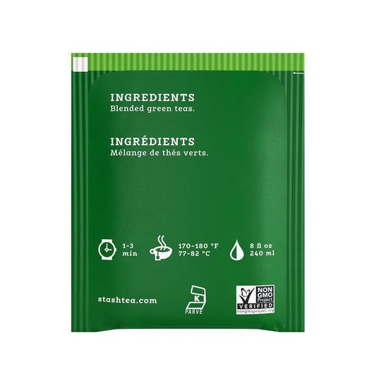 STASH Premium Green Tea, 100 Bags Bulk Pack, Caffeinated