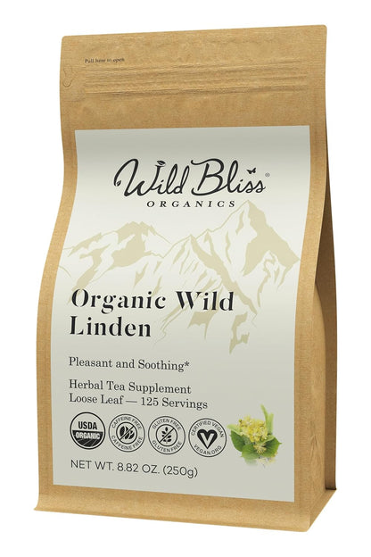 Organic Lemon Balm Tea - Caffeine Free Loose Leaf Herbal Tea - Pharmacopoeia Potency - 25 Servings