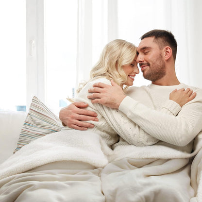 Bedsure GentleSoft Sherpa Fleece Throw Blanket for Couch, Non-Heated, Thick & Warm Cozy Blanket for Winter, Soft Fuzzy Plush Throw Gifts for Women and Men, Grey, 50x60 Inches
