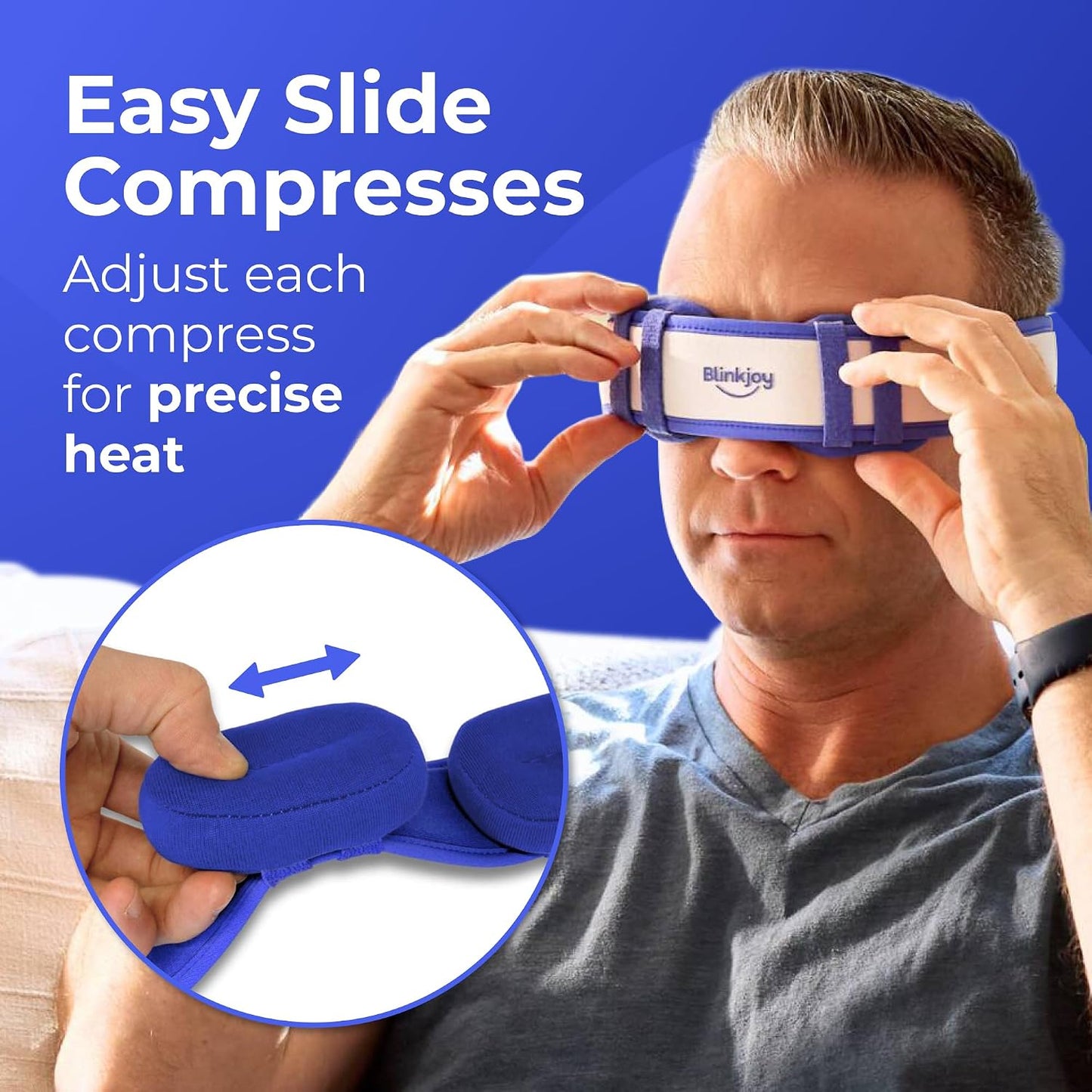Blinkjoy Rechargeable Heated Eye Mask for Dry Eyes