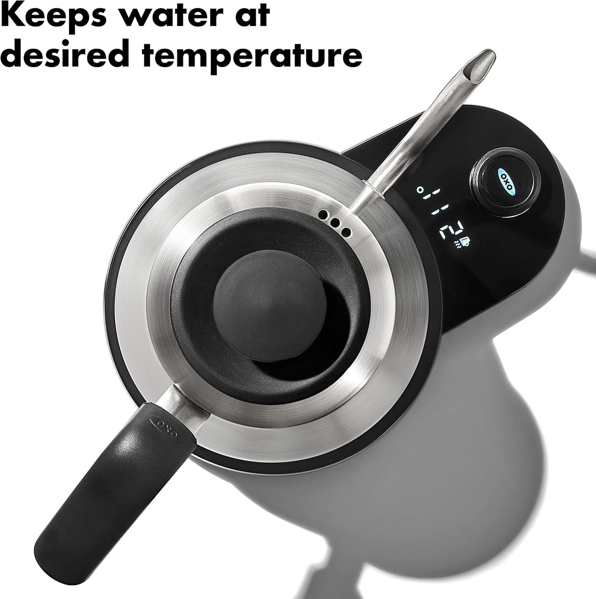OXO Brew Pour Over Gooseneck Electric Kettle - Stainless Steel