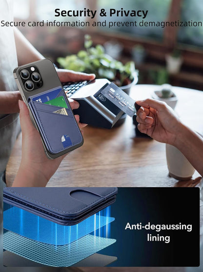 TopMade Magnetic Wallet Stand Tracker for Magsafe (iOS Only), Black