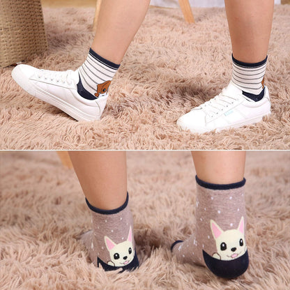 Jeasona Cute Cat Gifts for Women Animal Cat Socks Wife Mom Girlfriend Daughter
