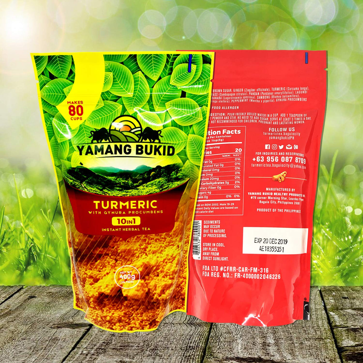 Yamang Bukid's Turmeric 10-in-1 Herbal Tea 400g