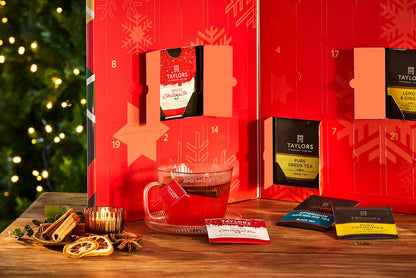 Taylors of Harrogate Assorted Specialty Black Teas Sampler, Variety Gift Box, Individually Wrapped Bags, 20 Count (Pack of 1), English Breakfast, Earl Grey, Assam, and Afternoon Darjeeling, Caffeinated, Enjoy Hot or Iced, 20 Teabags