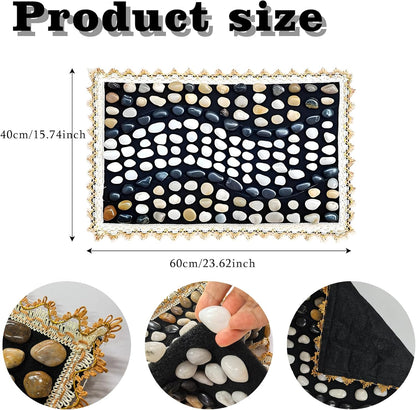 LIYAOLI Wood Foot Massager Mat - Portable Acupressure Pad for Pain Relief, Foldable Pressure Point Relief Tool, Home Spa Therapy Foot Massage Board, Ideal Gift for Seniors