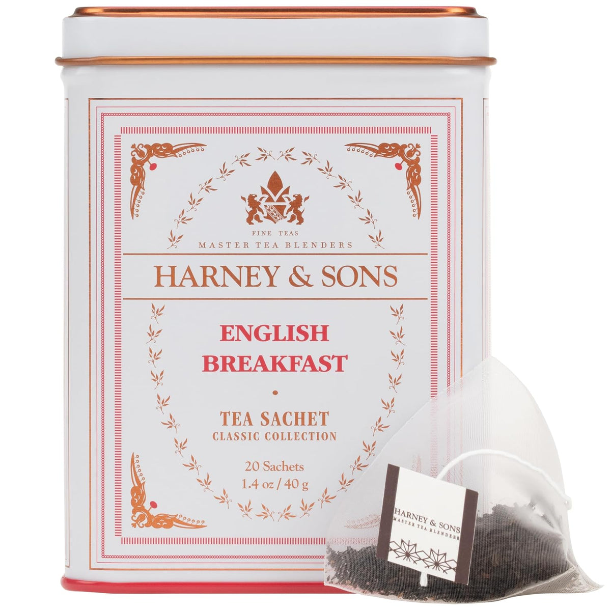 Harney & Sons Black Tea, English Breakfast, 20 Sachets