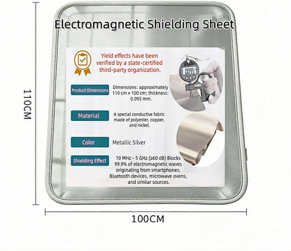 Faraday Shielding Blanket/Cover 43" × 39"