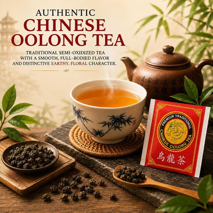 Oolong Tea Bags, Chinese Restaurant Tea, Bulk, 100 Count