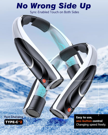 Portable Neck Fan, Max 20H, 6000mAh Personal Fan
