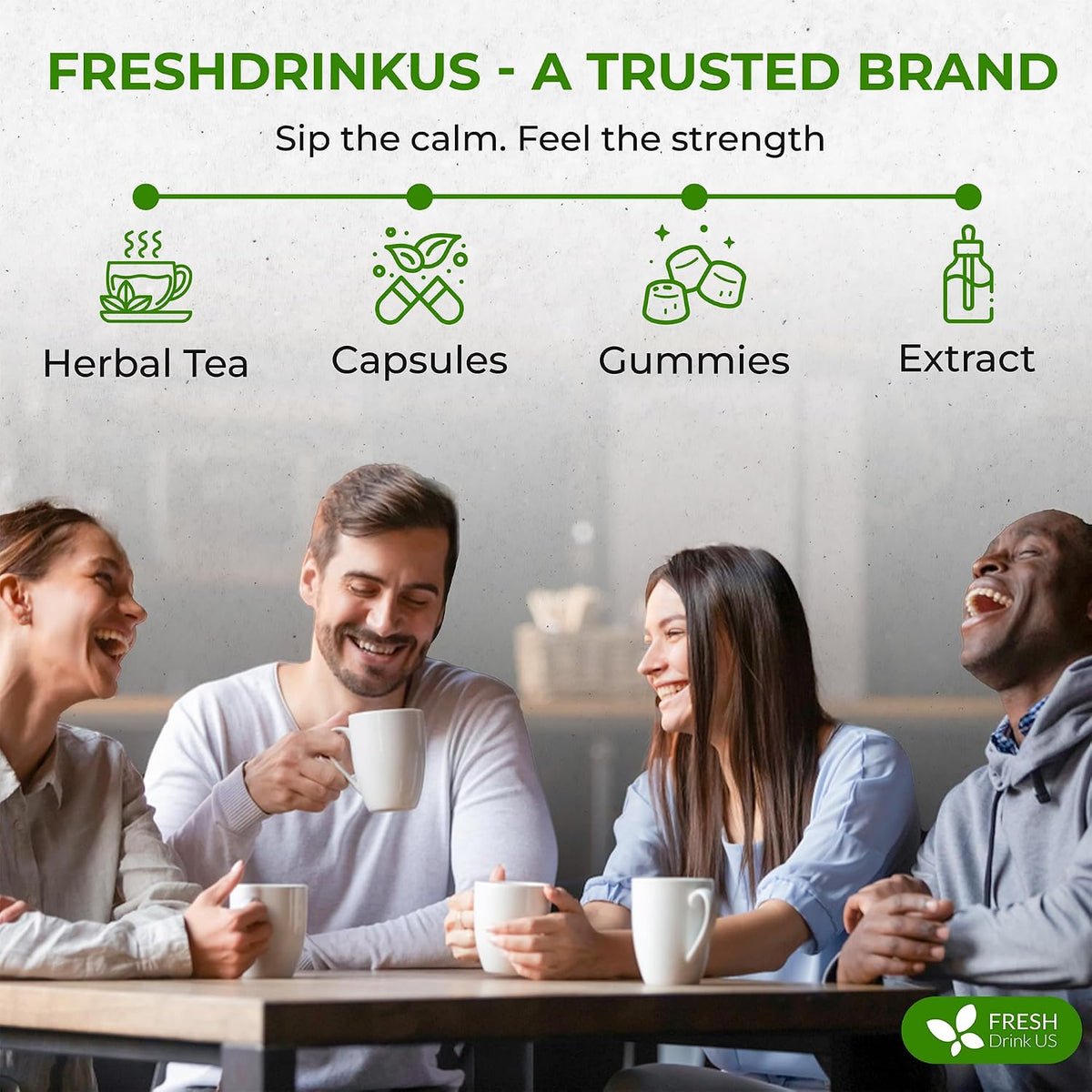 FreshDrinkUS, Premium Herbal Day Cleanse Tea, 75 Count, Caffeine Free