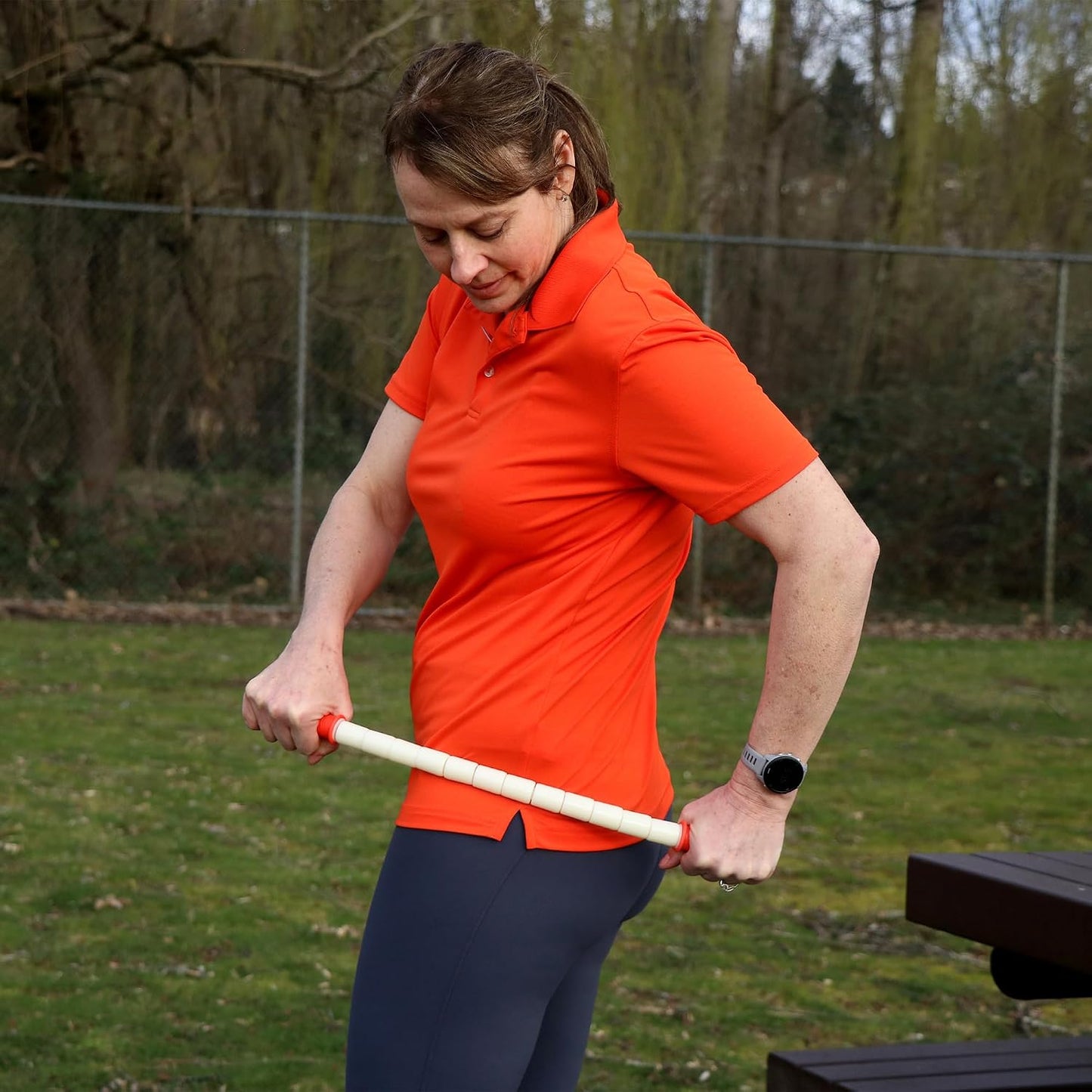 Tiger Tail The Stick - Bendy 15” Flexible Muscle Roller Stick for Myofascial Release & Trigger Points - Bendable Deep Tissue Massager for Legs, Back, Shoulders - Relieve Soreness & Improve Recovery