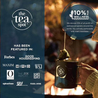 The Tea Spot Organic Lights Out Tea | Caffeine-Free 15 Tea Bags, Pack of 1