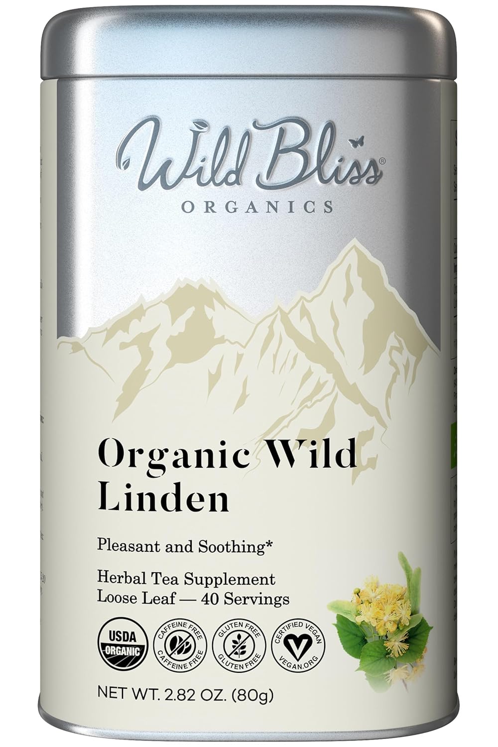 Organic Lemon Balm Tea - Caffeine Free Loose Leaf Herbal Tea - Pharmacopoeia Potency - 25 Servings