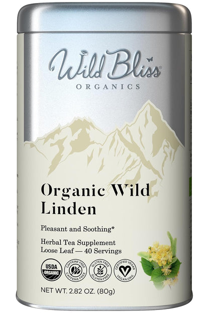 Organic Lemon Balm Tea - Caffeine Free Loose Leaf Herbal Tea - Pharmacopoeia Potency - 25 Servings