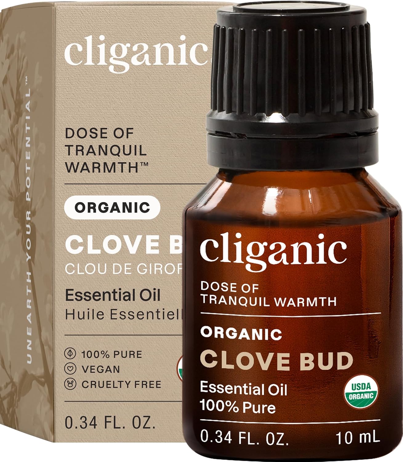 Cliganic Organic Lavender Essential Oil - 100% Pure Natural Undiluted, for Aromatherapy Diffuser | Non-GMO Verified - Colors B