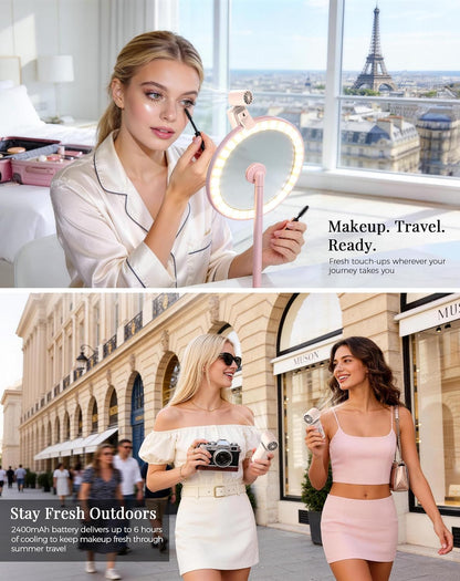 Hotsales Clip-On Portable Fan for Strollers, Handheld Turbo Fan for Travel