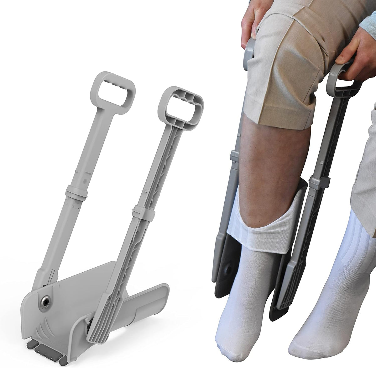 Easy Reach Right Compression Sock Aid 4-in-1 Kit, with Sock Remover