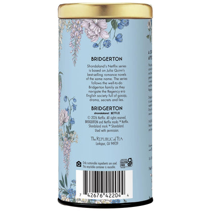 The Republic of Tea — Bridgerton Sophie Rose Geranium White Tea, 36 Tea Bags