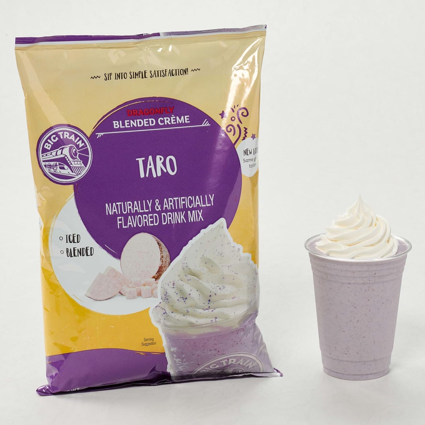 Big Train Vanilla Bean Blended Crème Beverage Mix, 3.5 Pound (Pack of 1) - Colors A