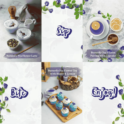 Butterfly Pea Flower Tea (375+ cups) 4.4oz Blue Butterfly Pea Tea Blue Tea