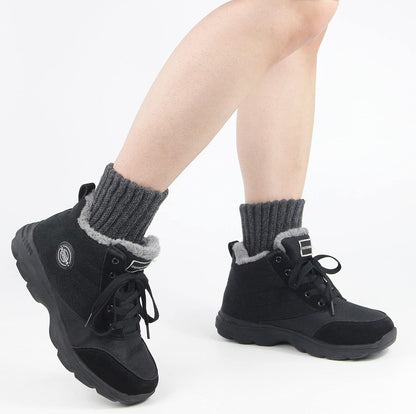 BenSorts Women's Winter Boots Socks Thick Warm Cozy Crew Socks Solid Color Gifts