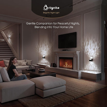 Briignite Night Light,Night Lights Plug into Wall,LED Projector Night Light
