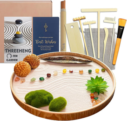 Flamingo Zen Garden for Desk, Pink Sand Art Kit
