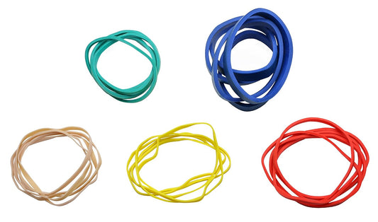 CanDo 10-1855 Hand Exerciser, Additional Latex Free Bands, 5 Pack Set