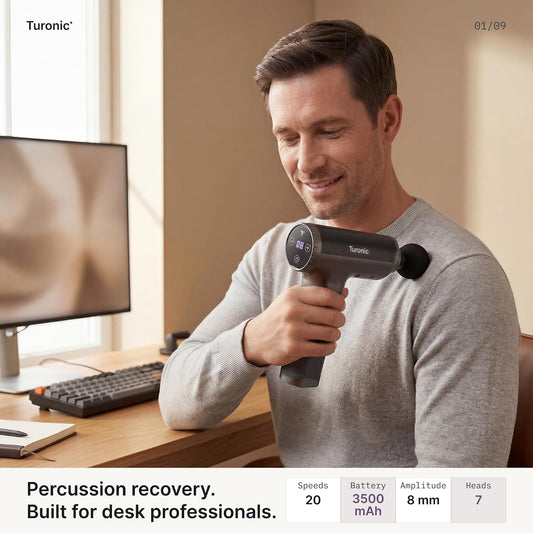 Turonic Professional Handheld Massage Gun - Deep Tissue Percussion Massager