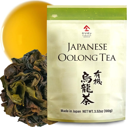 YAMASAN KYOTO UJI Oolong Tea Loose Leaf Japanese Organic 100g Bag