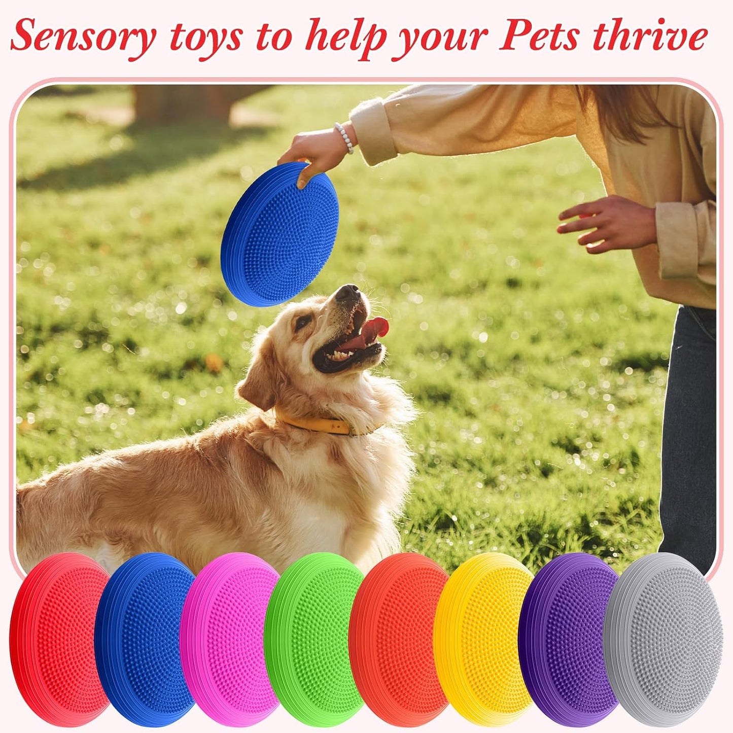 Libima 8 Pcs Wiggle Seat Inflated Wobble Cushion Sensory Seat Flexible Balance Board Balance Disc for Kids Men Women Physical Exercise Improving Posture Home Office Classroom