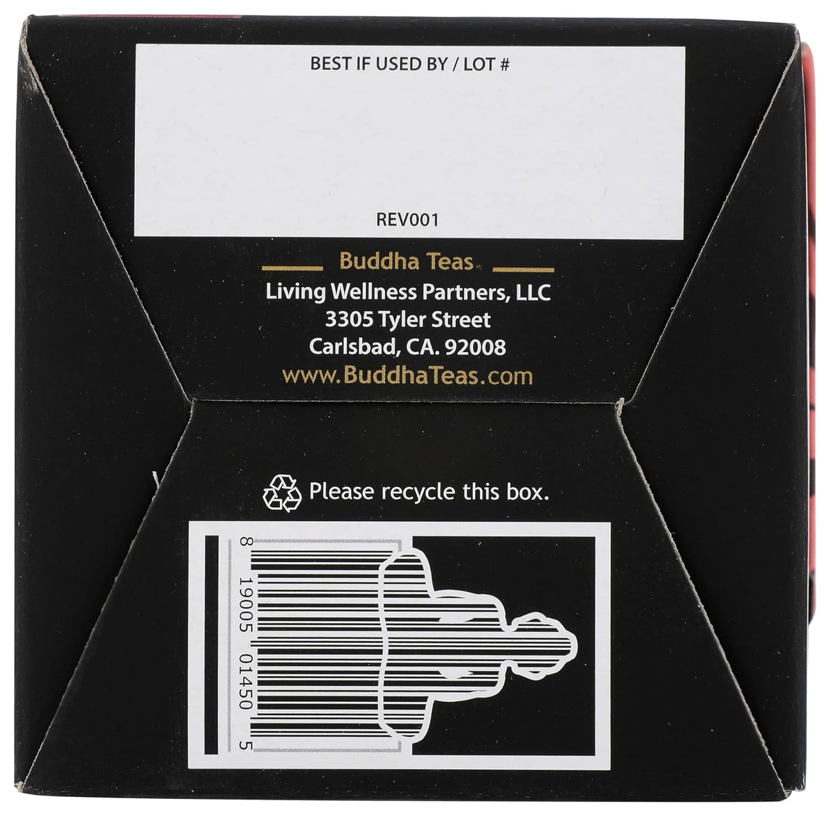 Buddha Teas Organic Cranberry Comfort Blend - Herbal Tea, Caffeine Free