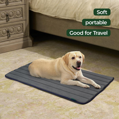 BALANCE Dog Crate Pad, Dog Foam Crate Mat Kennel Pad, Washable Water-Resistant Pet Bed Flat Dogs Cage Mat for Large Dogs