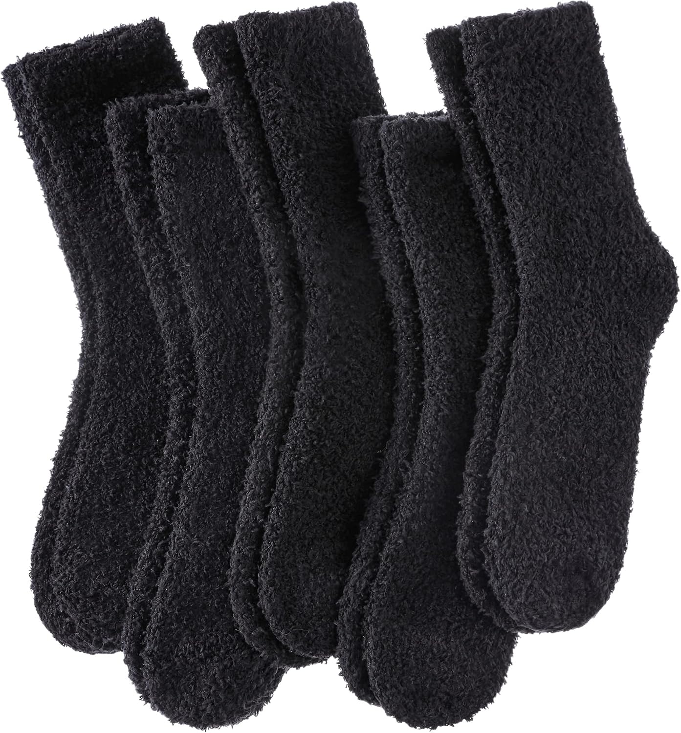 LINEMIN Womens Fuzzy Socks Cozy Fluffy Winter Warm Slipper Socks Microfiber Soft Home Sleeping Socks