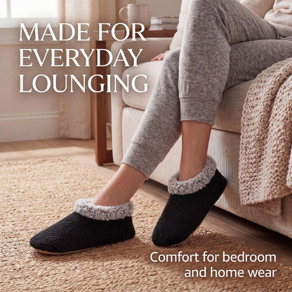 Cozylook Fuzzy Slippers for Women Indoor Soft Sole Slipper Socks