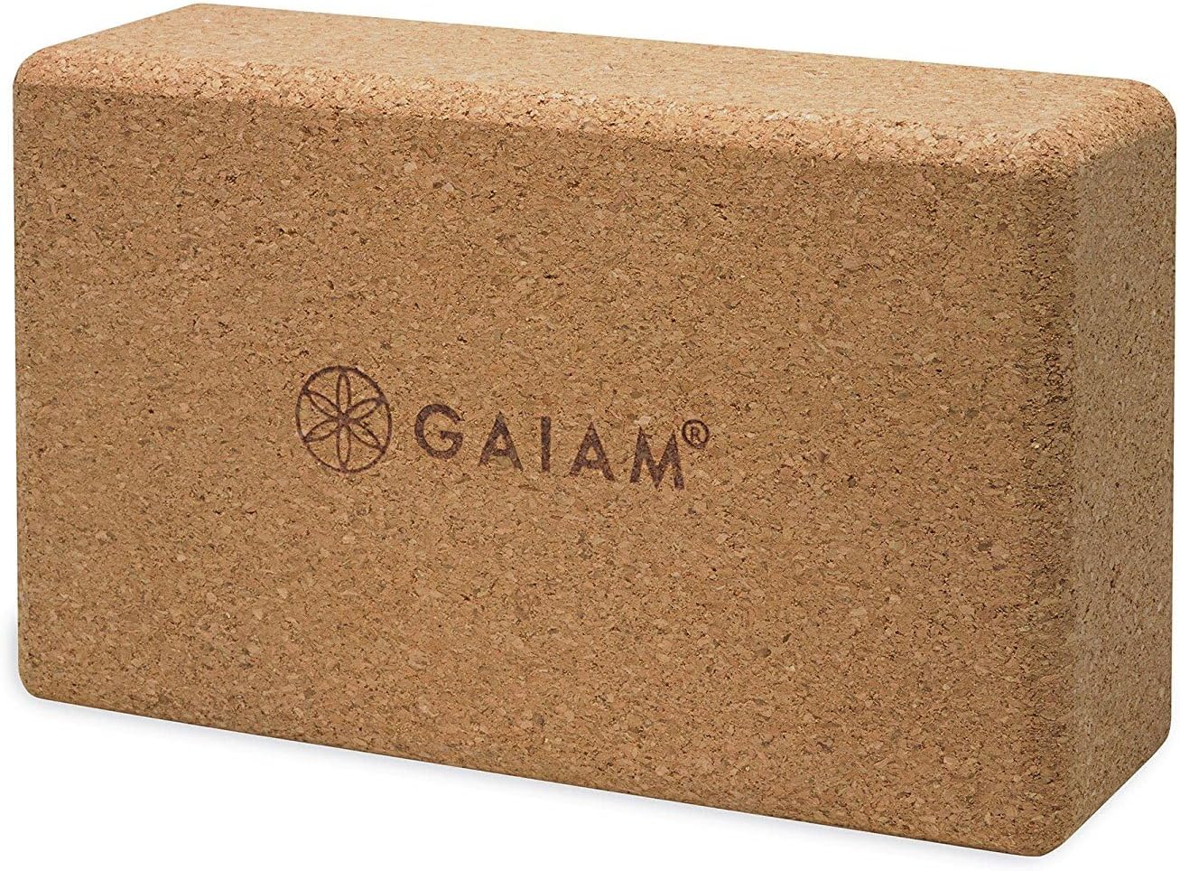 Gaiam Yoga Block - Supportive Latex-Free Eva Foam - Soft Non-Slip Surface with Beveled Edges for Yoga, Pilates, Meditation